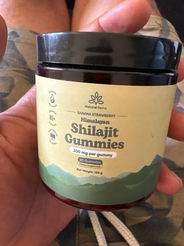 Customer photo review of Natural Rems Shilajit Gummies