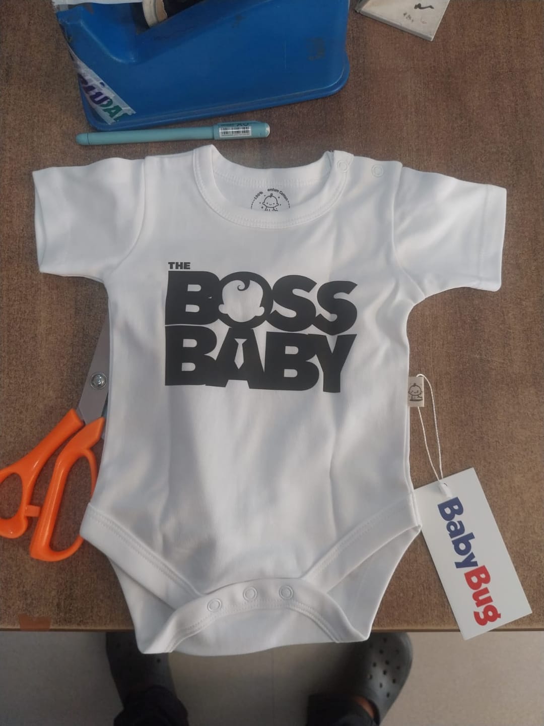 Customer photo review of The boss baby Romper - Babybug