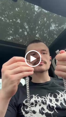 Customer video review of 9mm Cuban Link Chain