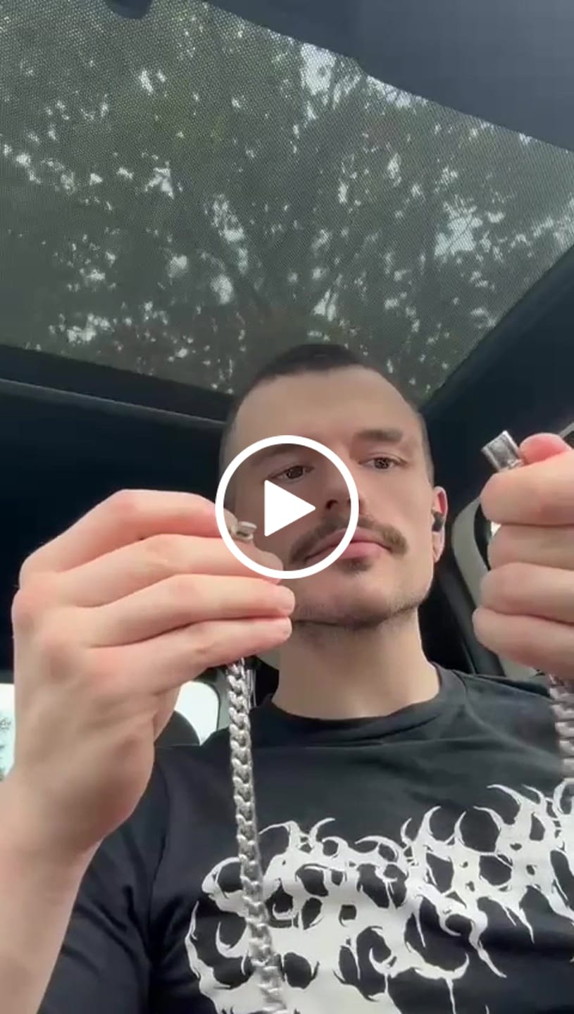 Customer video review of 9mm Cuban Link Chain