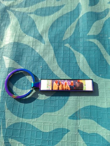 Customer photo review of Kennzeichen Schlüsselanhänger Mini Nummernschild Metall