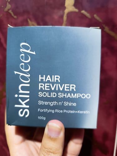 Bismah S. review of HAIR REVIVER - Rice Protein Solid Shampoo image 2 out of 3