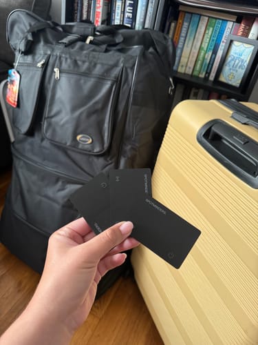 Customer photo review of SPOTMINDERS. Tracking card