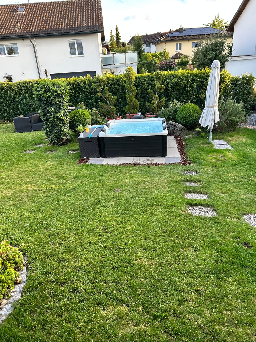 Customer photo review of Mspa Whirlpool Oslo PLUS 2025 LED 180x180cm