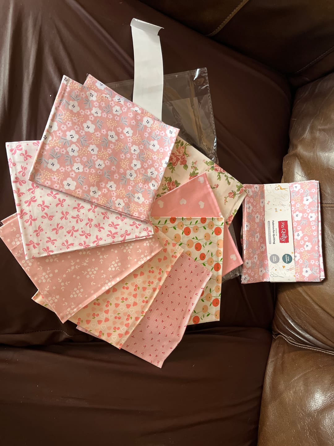 Customer photo review of Sweet Pink Cherry Bliss - Fat Quarter Bundle