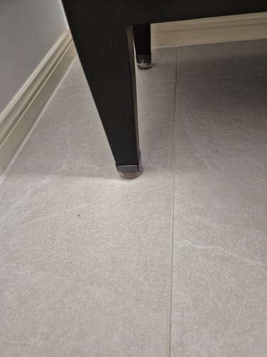 Customer photo review of Round Felt Silicone Chair Leg Protectors | Extra-Durable Chair Floor Protectors