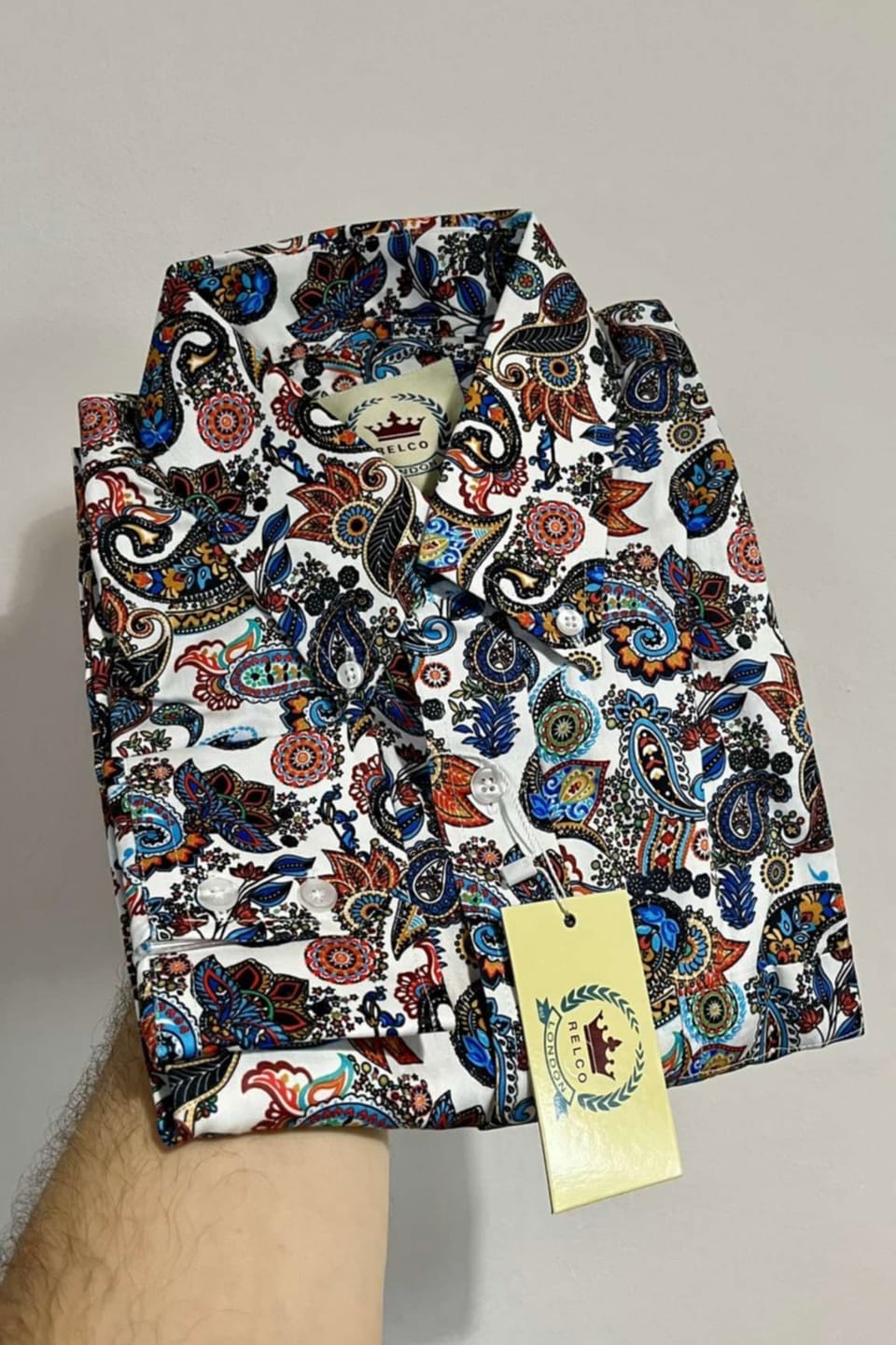 Customer photo review of Men's Colourful Paisley - PS-38