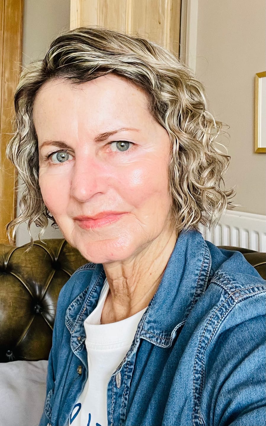 Customer photo review of Flaxseed & Kalahari Melon Curl Defining Custard