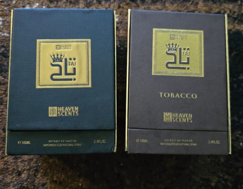 Customer photo review of Taj Tobacco Perfume 100ml by Heaven Scents