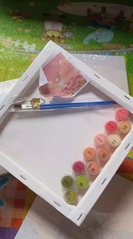 Customer photo review of [BUNDLE OF 3] Pause & Paint – Paint by Numbers Kit