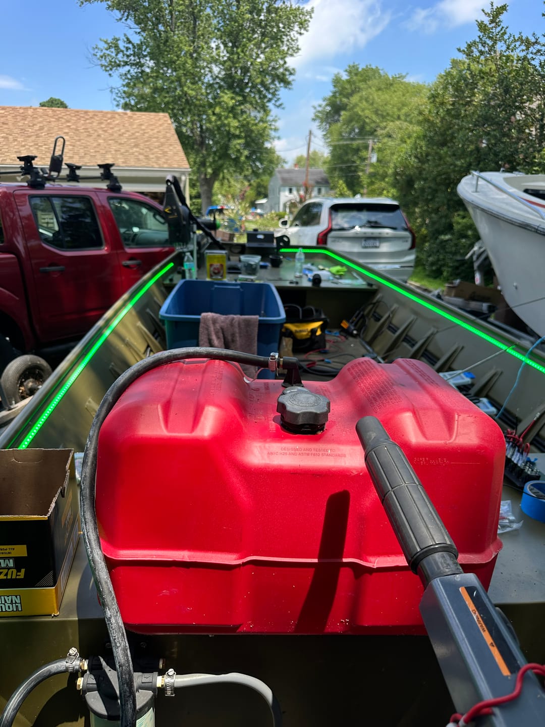 Customer photo review of Submersible Marine LED strip lights for boats with IP68 waterproof rating SMD 5050  | Boat Led Lights | Marine LED Lights | LED Lights for Boats