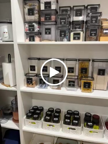 Customer video review of Complete Pantry Sticker Set – 156 Square Stickers