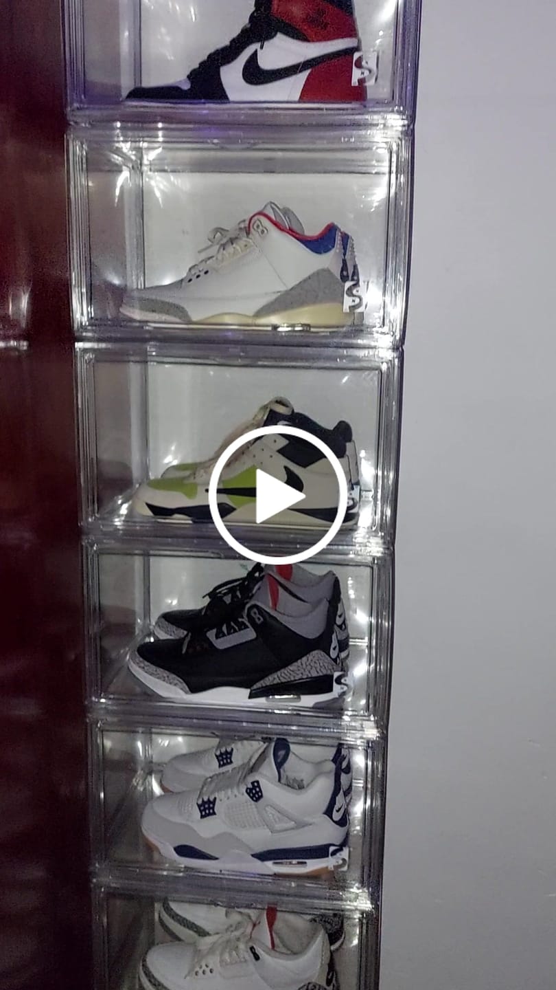 Customer video review of Hall of Fame Box - Cajas Transparentes Premium Para Sneakers Cierre Magnético Apertura Lateral o Frontal