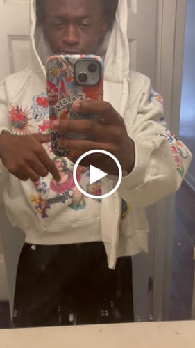 Customer video review of Righteous Risen King Zip Up Hoodie Grey