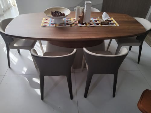 Customer photo review of Lucca Kristal Dining Table Krstl-Lucadt