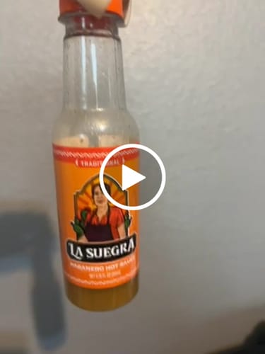 Customer video review of La Suegra Black Seafood Hot Sauce