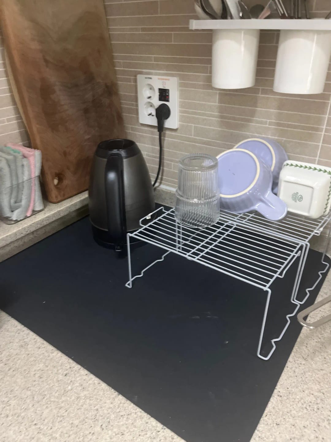 Customer photo review of AquiLine – Le tapis égouttoir ultra absorbant