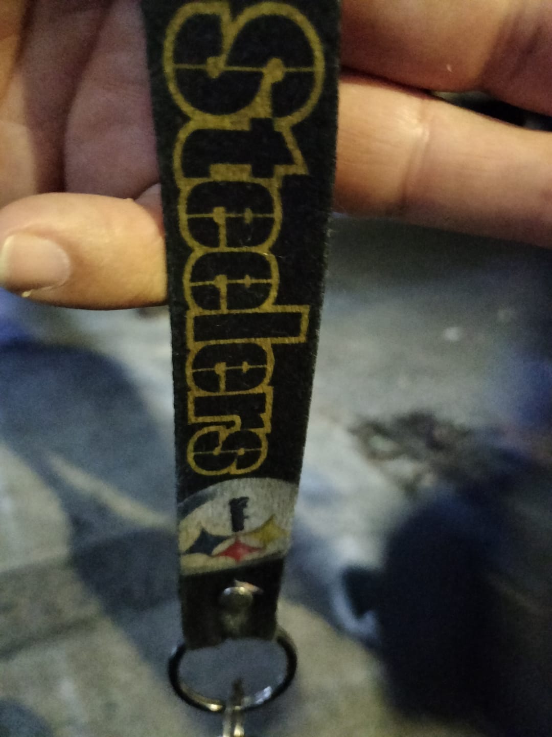 Customer photo review of Toalla Pittsburgh Steelers
