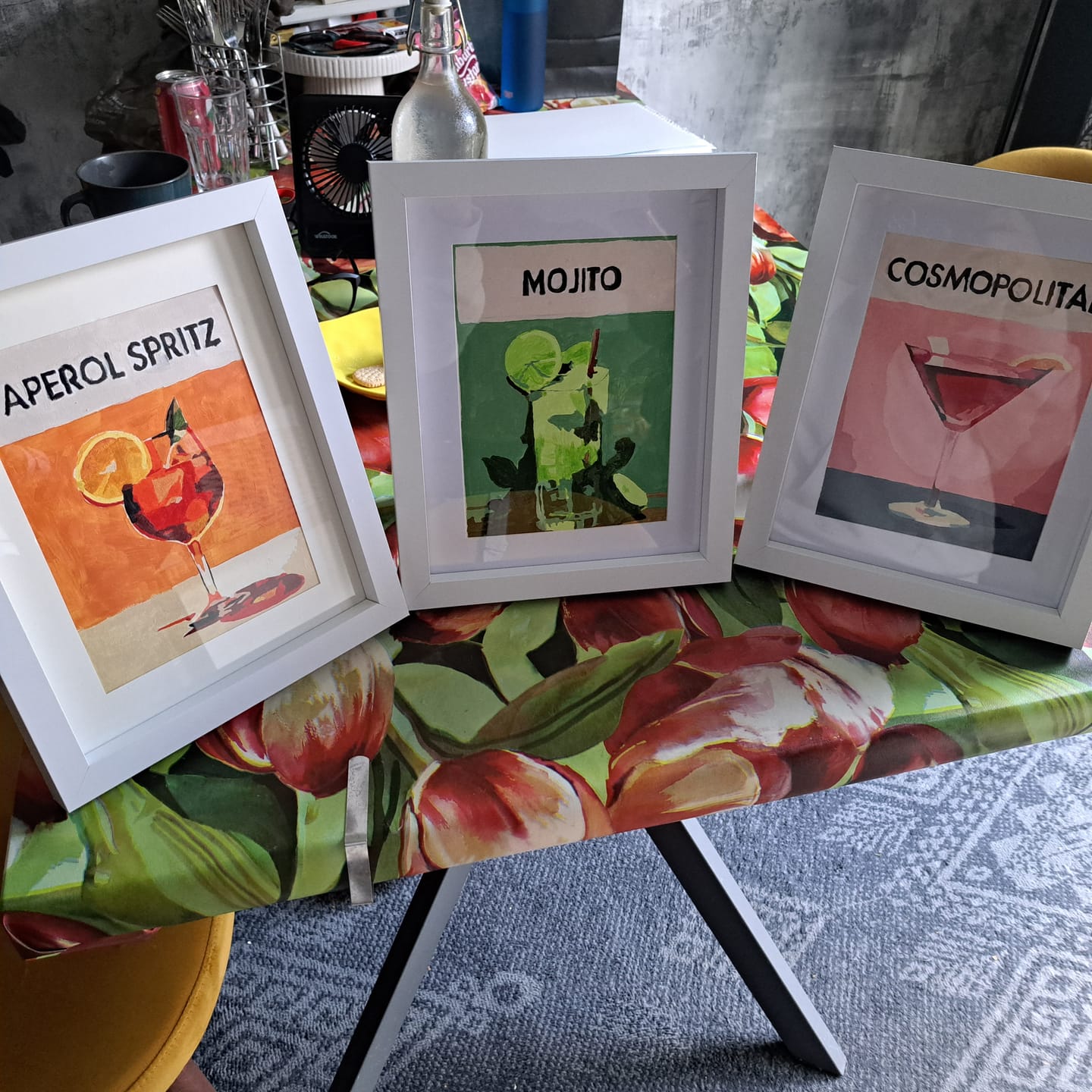 Customer photo review of 6 Mini Paintings - Cocktail Deluxe Set