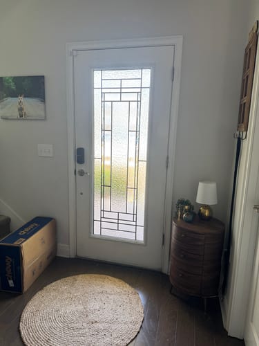 Customer photo review of Western Reflections Pembrook Door Glass - 24" x 66" Frame Kit