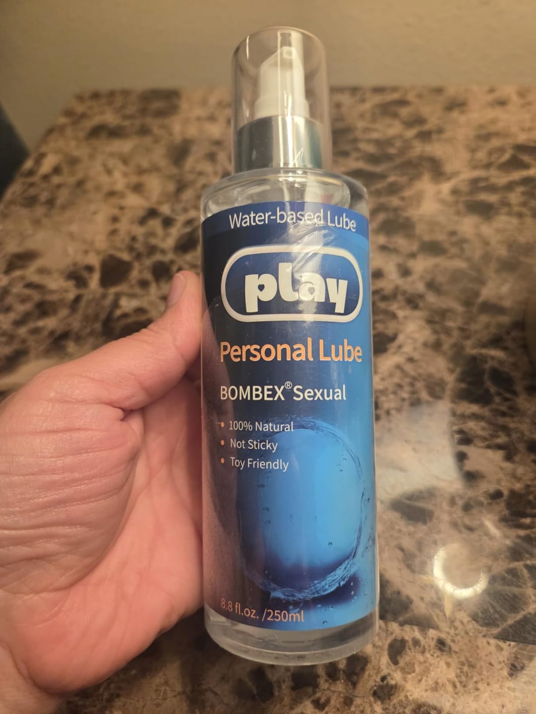 Customer photo review of BOMBEX Water Based Lube