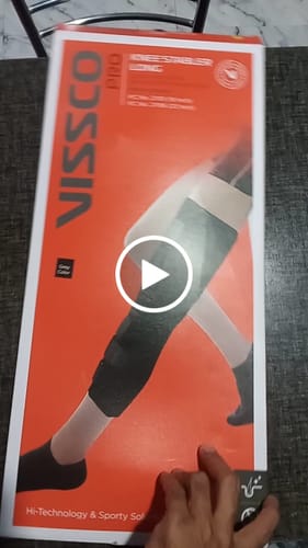 Customer video review of Knee Stabler - Long (19" Brace) |Ideal firm Knee support that limits knee motion & stabilizes the knee with mediolateral metal supports | Color - Black