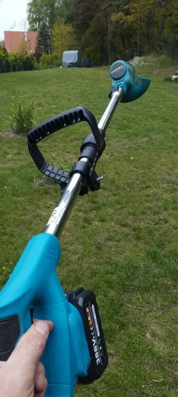 Customer photo review of Elektrischer Rasentrimmer 2-in-1
