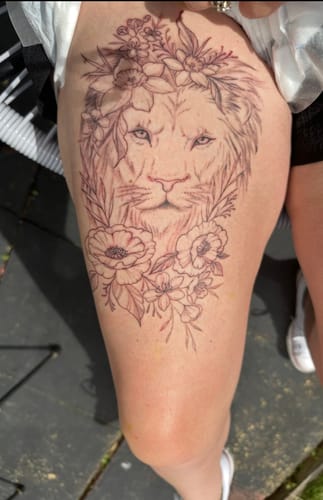 Customer photo review of TattooNumbx Numbing Cream (3 Pack)