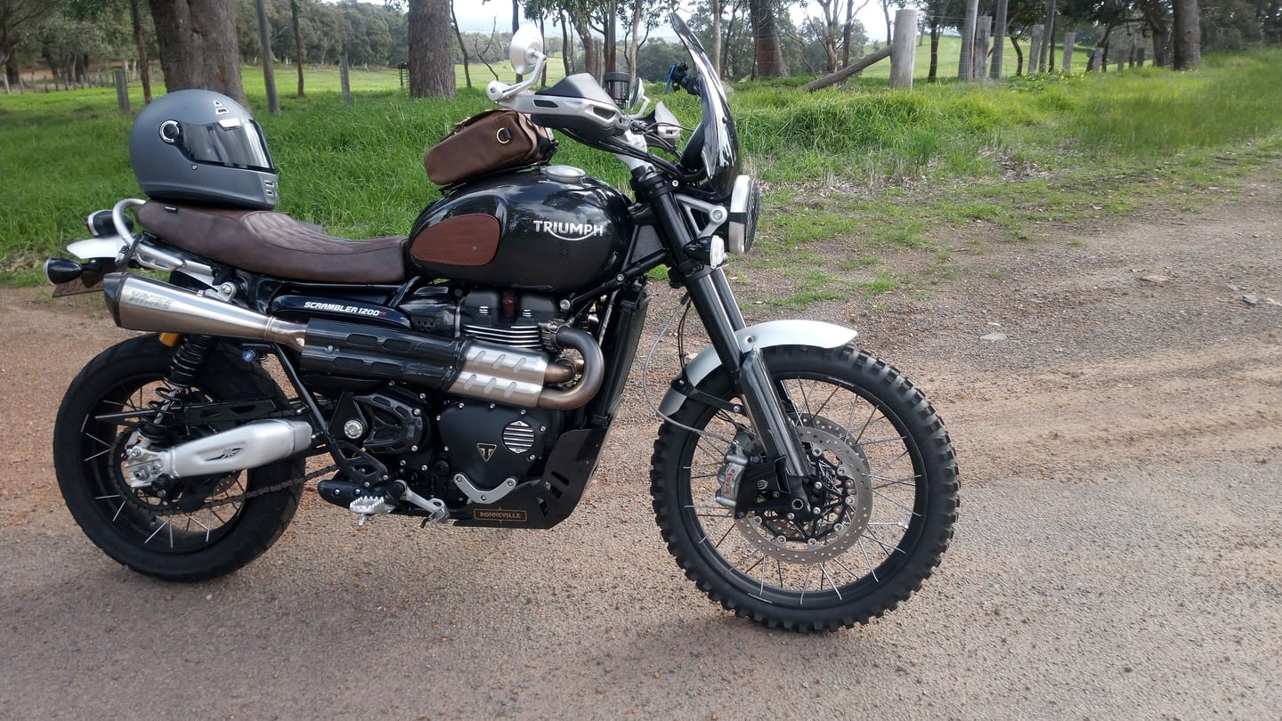 Customer photo review of tank and tail bag