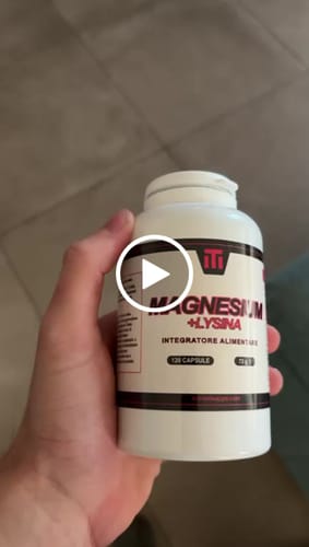 Customer video review of Magnesium + LYSINA - 120 cps
