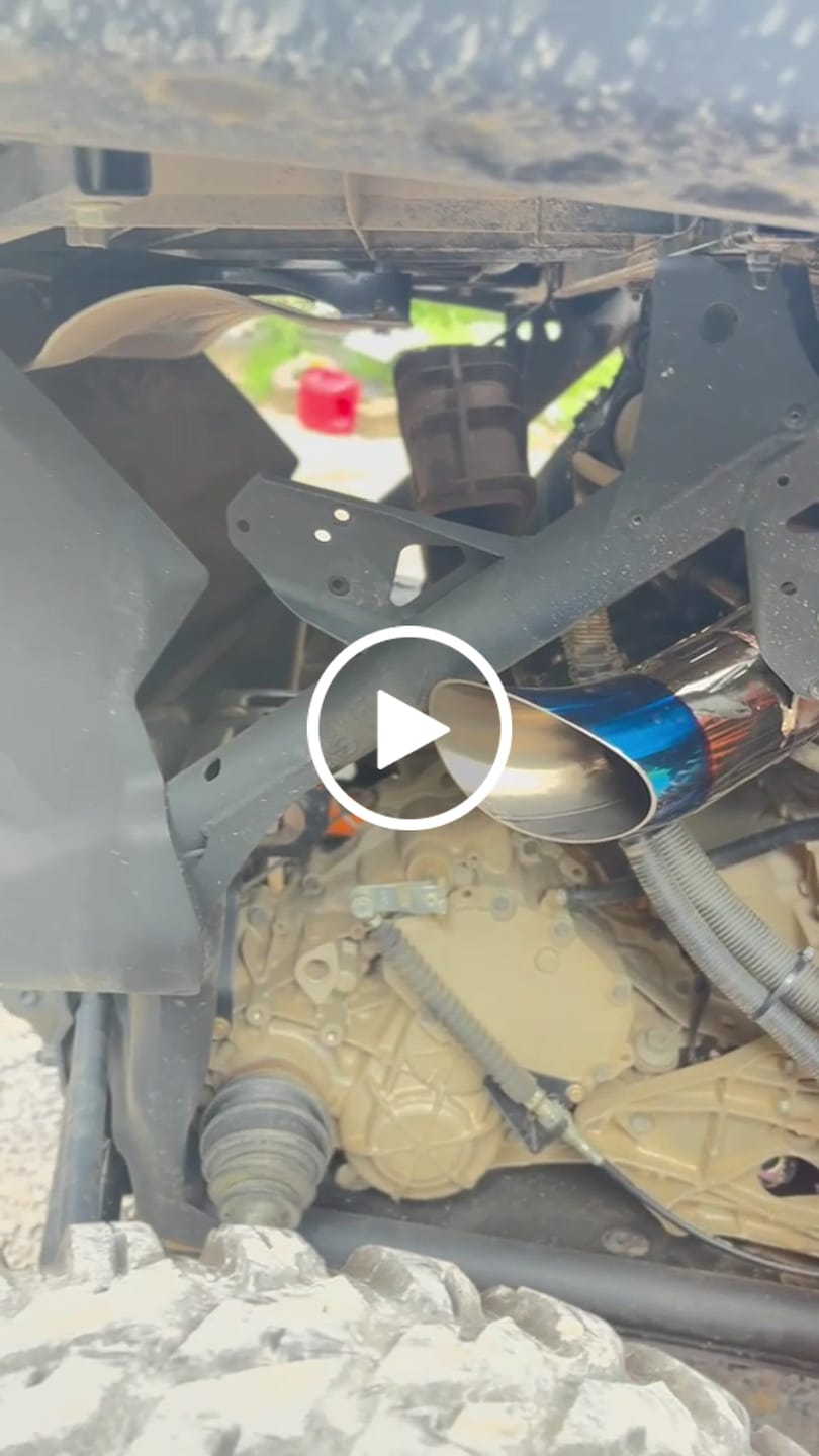 Customer video review of RPM Can-Am X3 Turbo Back 3" Full Race / Drag Pipe