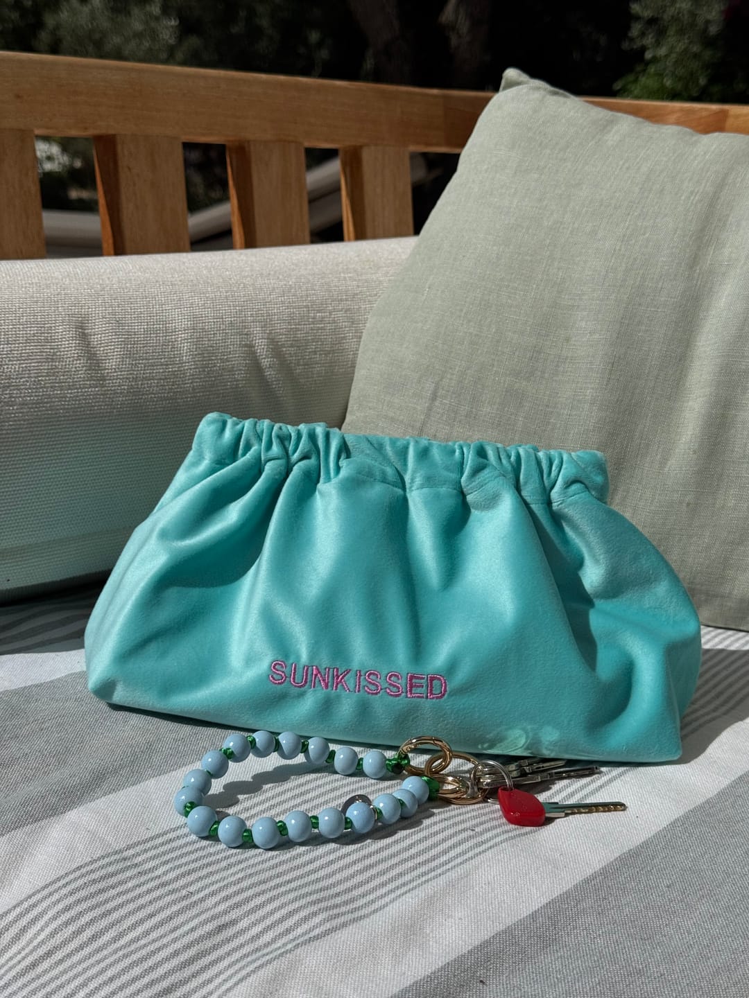 Customer photo review of Schlüsselanhänger Hellblau