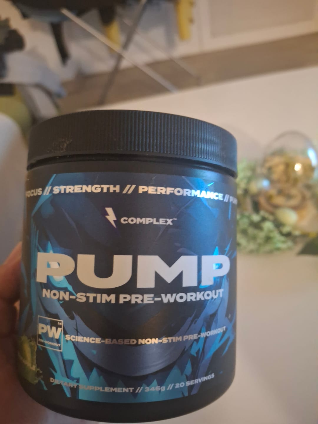 Customer photo review of Pump Non-Stim Pre-workout