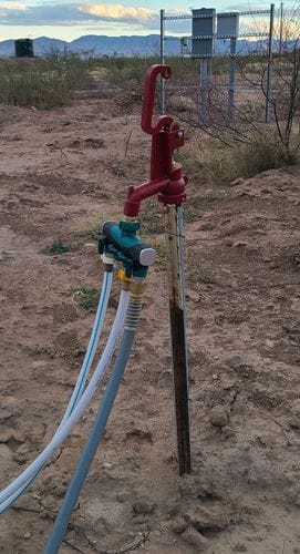 Customer photo review of AnyFlow® Frost-Proof Yard Hydrant – Heavy-Duty, Freeze-Resistant Outdoor Water Source | Made in USA