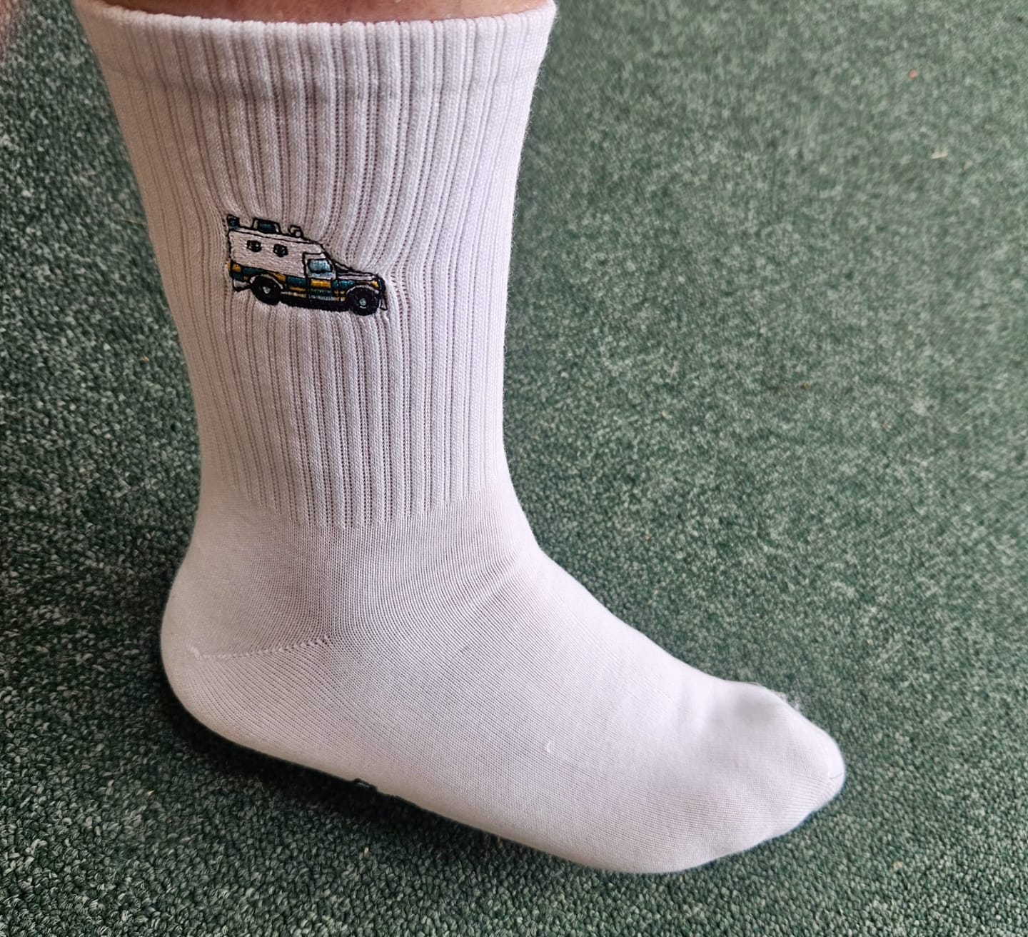 Customer photo review of Meatwagon Socks | Born & Bred