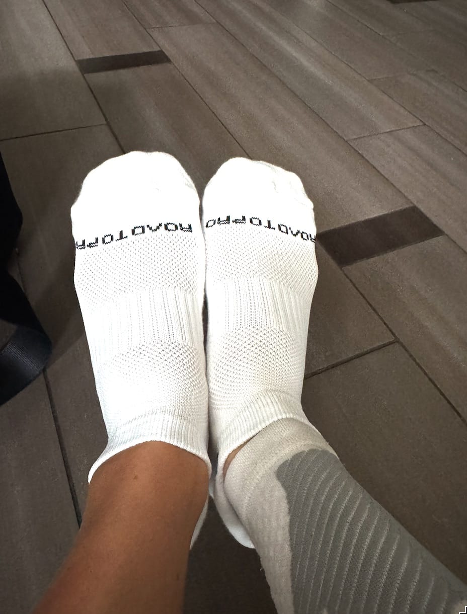 Customer photo review of NEW! 3-Pack RTP ULTRAGRIP V2 Dual sided Non-slip Technology Ankle Socks