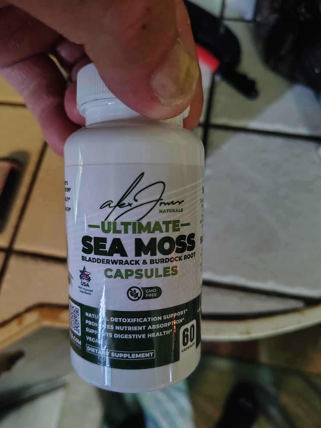 Customer photo review of Ultimate Seamoss Capsules With Bladderwrack & Burdock Root