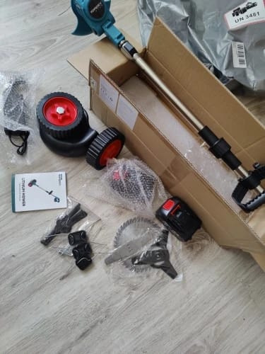 Customer photo review of Elektrischer Rasentrimmer 2-in-1