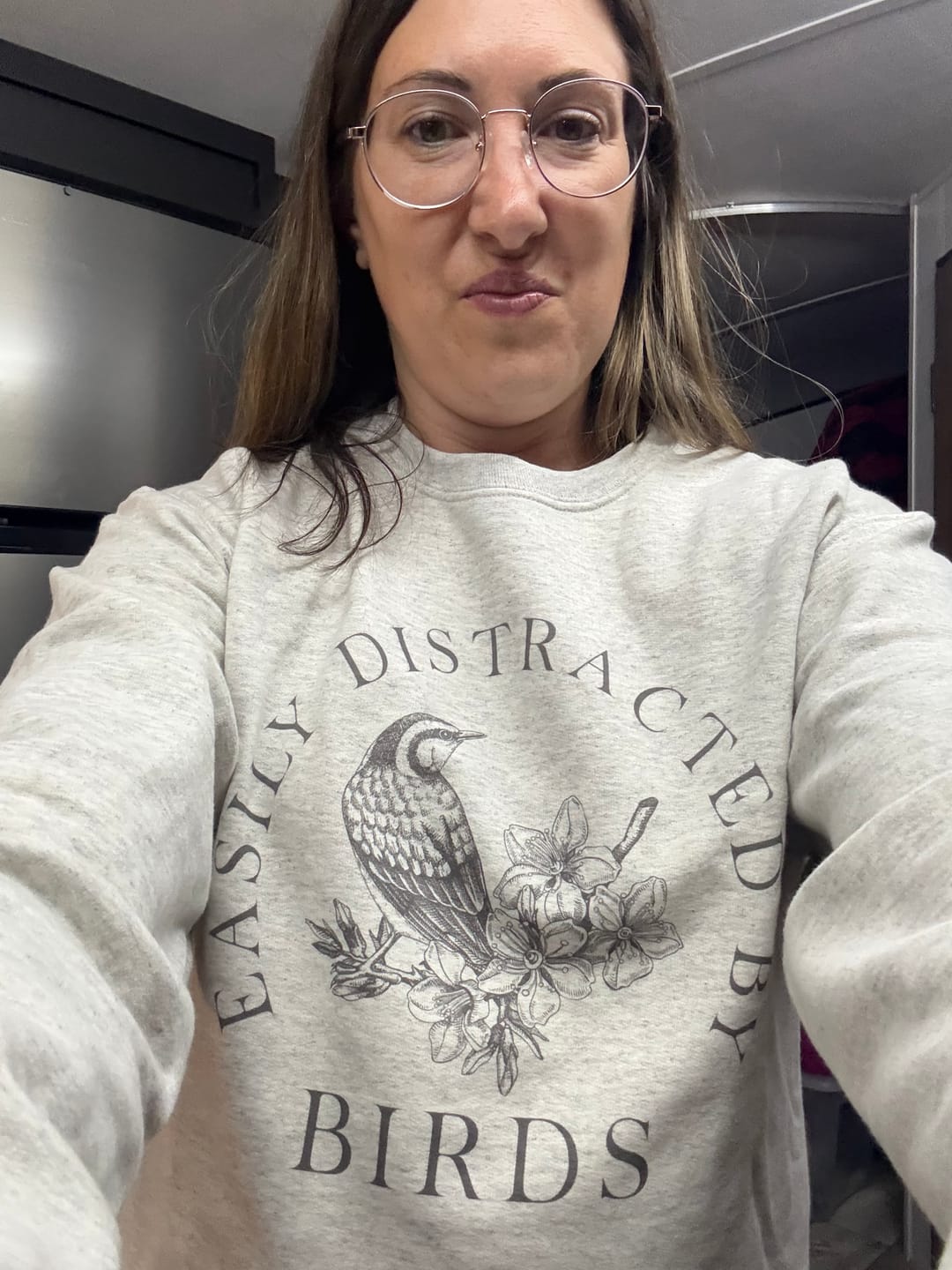 Customer photo review of Easily Distracted By Birds