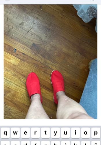 Customer photo review of Orthopedic Shoes for Women