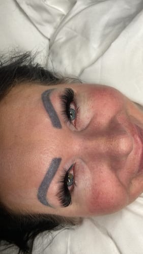 Customer photo review of Double Layer Volume Premade Fans