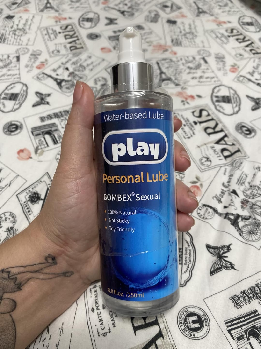 Customer photo review of BOMBEX Water Based Lube