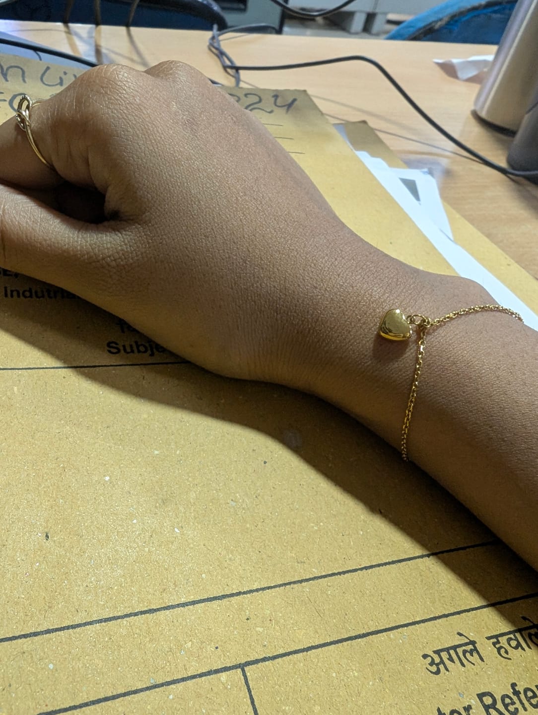 Customer photo review of Cute Heart Bracelet