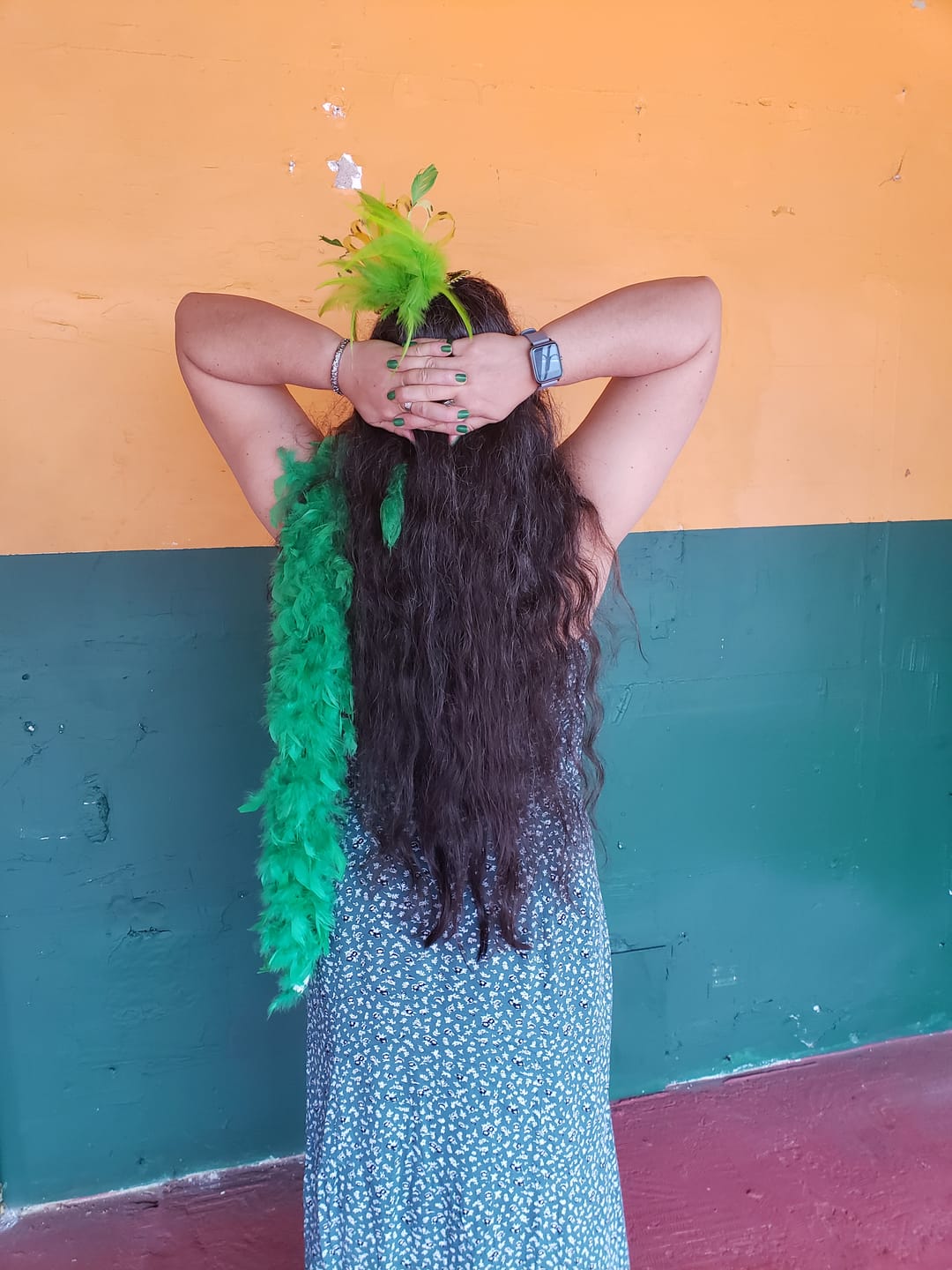 Customer photo review of LIMITED Pineapple Shampoo Bar