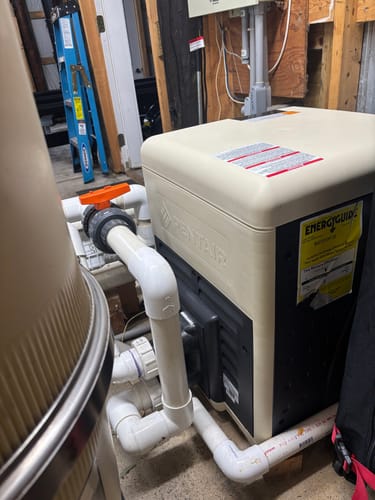 Customer photo review of Mastertemp Pool Heater Natural 250k Btu - EC-460732