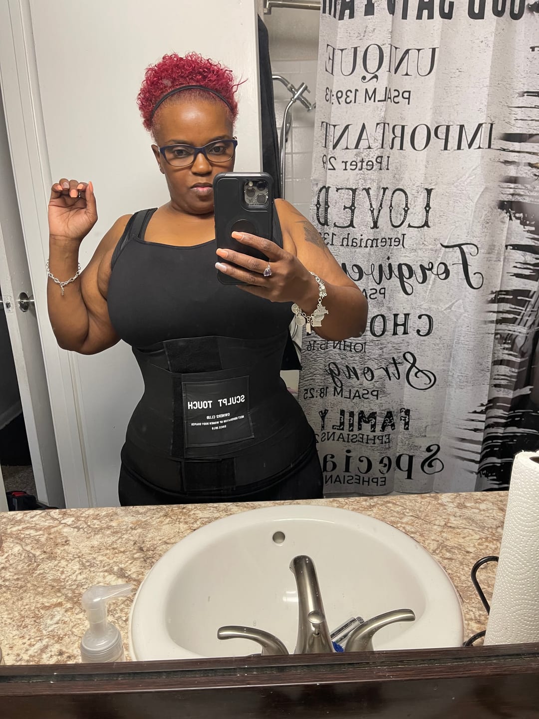Customer photo review of Hourglass Girdle – Long Torso Cut（12"）