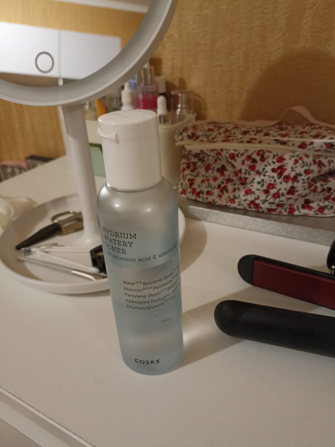 Customer photo review of Mitrinošs toneris ar hialuronskābi Cosrx Hydrium Watery Toner