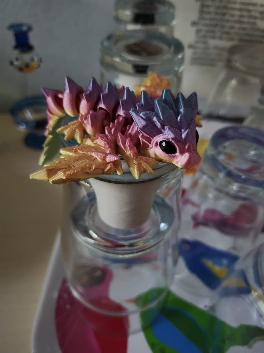 Customer photo review of Tiny Wyvern | beweglicher Baby Drache