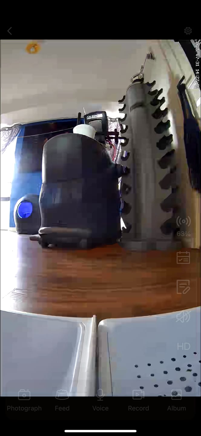 Customer photo review of Pawz 2-in-1 Automatic Pet Cat Dog Feeder Water Set WiFi Smart Camera Record App