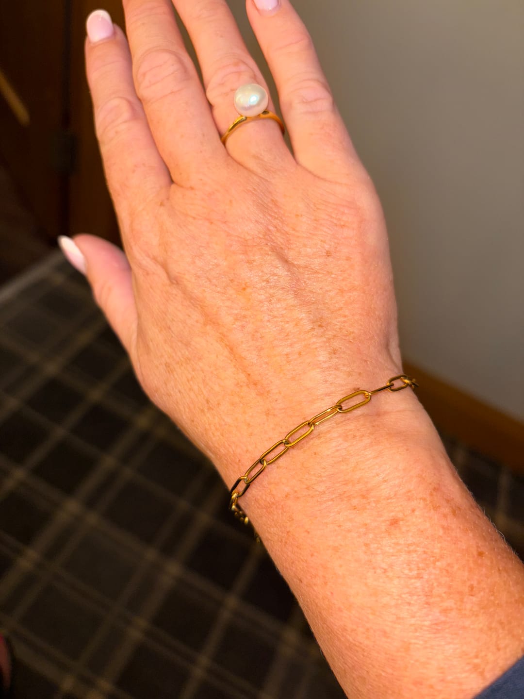 Customer photo review of Paperclip Bracelet